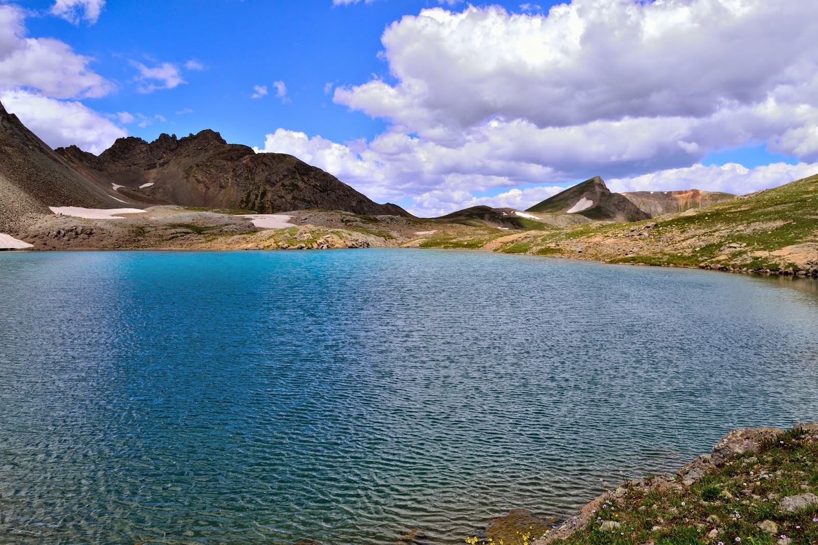 Hiking and Camping Southwest Colorado American Basin / Sloan Lake