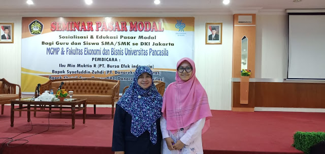 Guru Ekonomi SMAN 110 Ikuti Seminar Pasar Modal MGMP DKI
