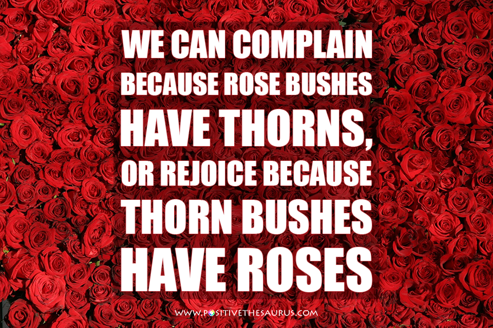 Positive Thesaurus Positive words for you 100 positive quotes about flowers What flower you