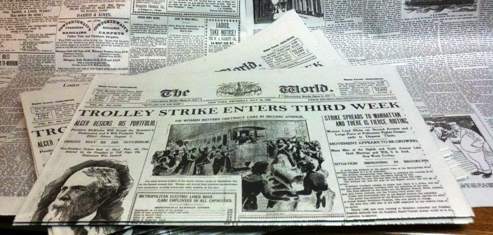 Carrying The Blogger Newsies in NJ