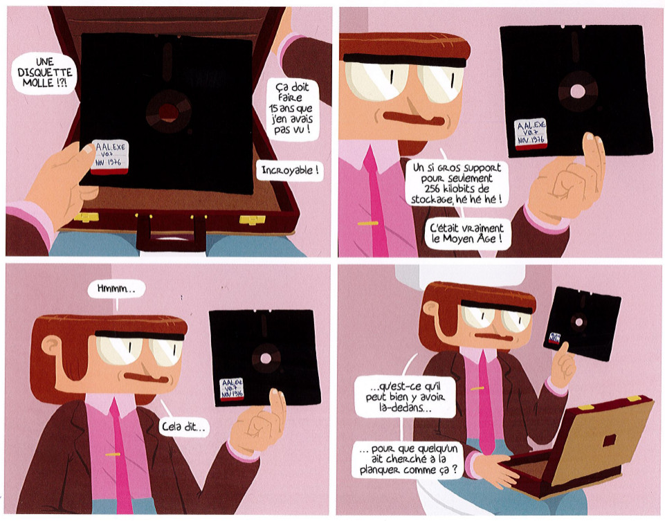 Résultat de recherche d'images pour "jean doux et la disquette molle"