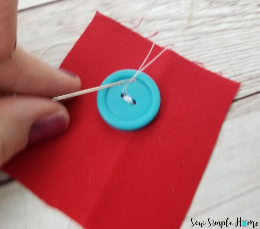 How to Sew A Button Step by Step Sew Simple Home
