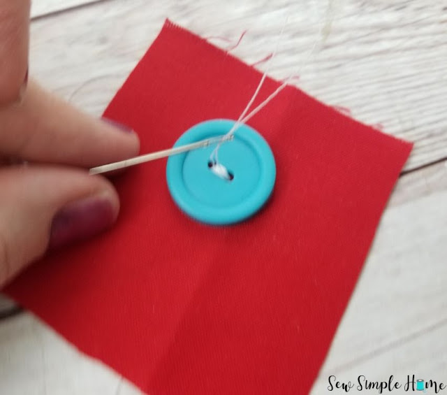 How to Sew A Button Step by Step Sew Simple Home