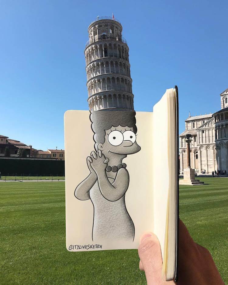 Artist Merges Cartoon Characters with the Real World, and the Results are Epic Artist Merges Cartoon Characters with the Real World, and the Results are Epic