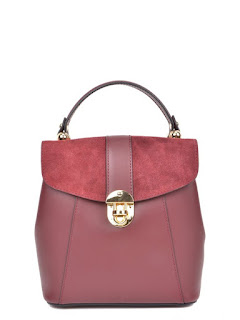 Rucsac din piele Isabella Rhea AW18 IR 3088 fucsia Rucsac din piele Isabella Rhea AW18 IR 3088 fucsia