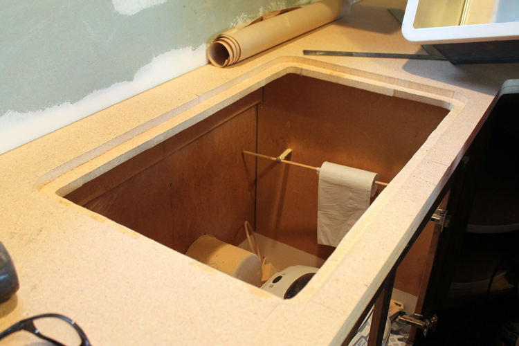 The Craft Patch An Undermount Sink in Laminate Countertops