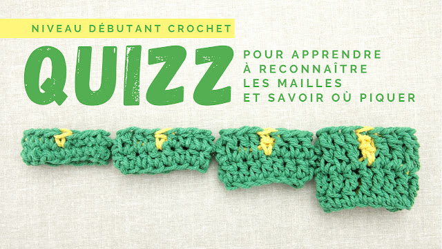 savoir où piquer le crochet dans la maille et reconnaitre les mailles