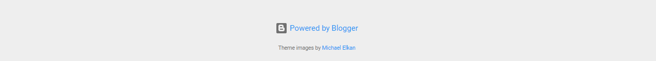 How to remove Powered By Blogger on your blogger footer