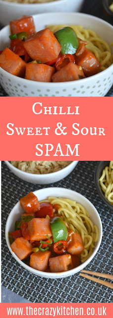 Chilli Sweet & Sour SPAM with Noodles