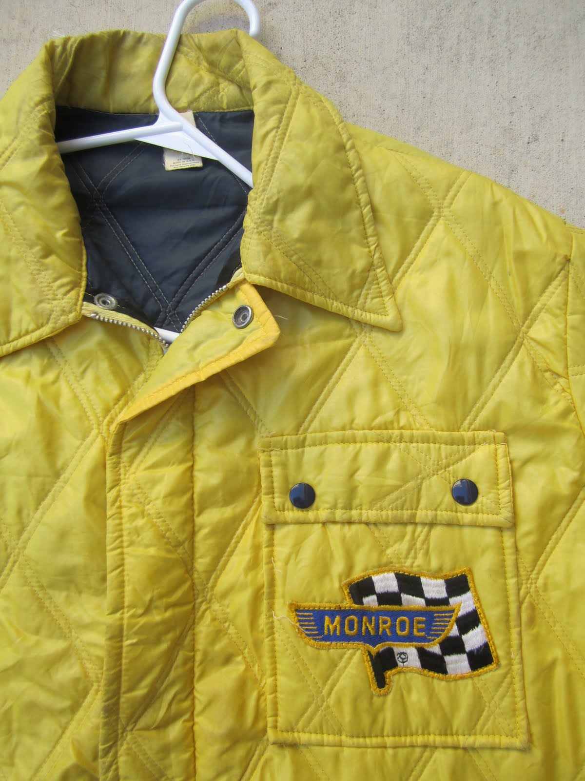 pill stash: vintage monroe racing jacket SOLD