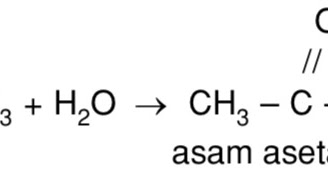 Hasil hidrolisis dari metil asetat adalah