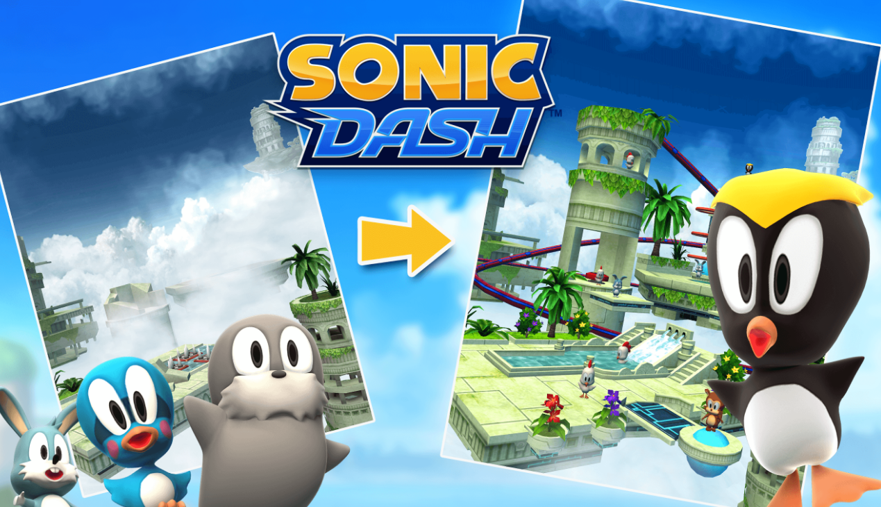 تحميل لعبة Sonic Dash للاندرويد