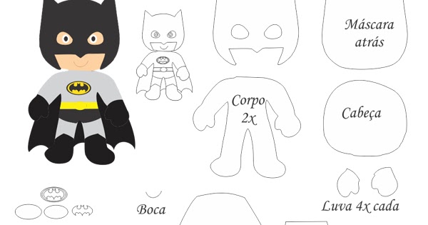 Batman Free Printable Template. - Oh My Fiesta! for Geeks