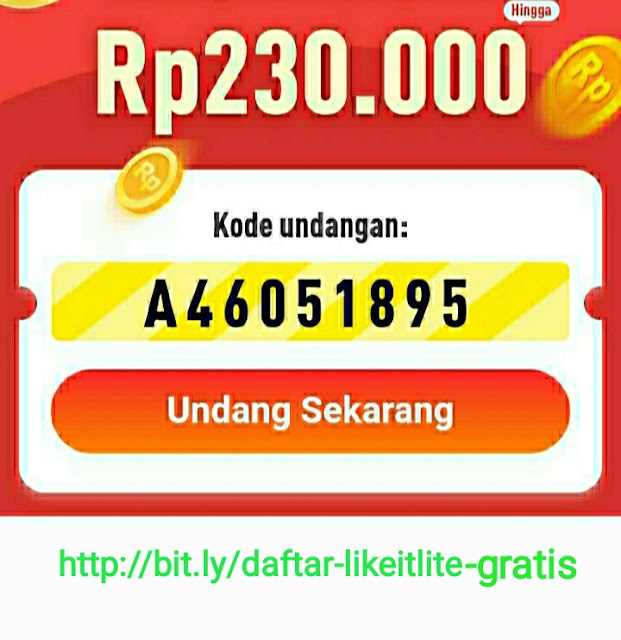 DAFTAR LIKEIT LITE DAPAT DUIT