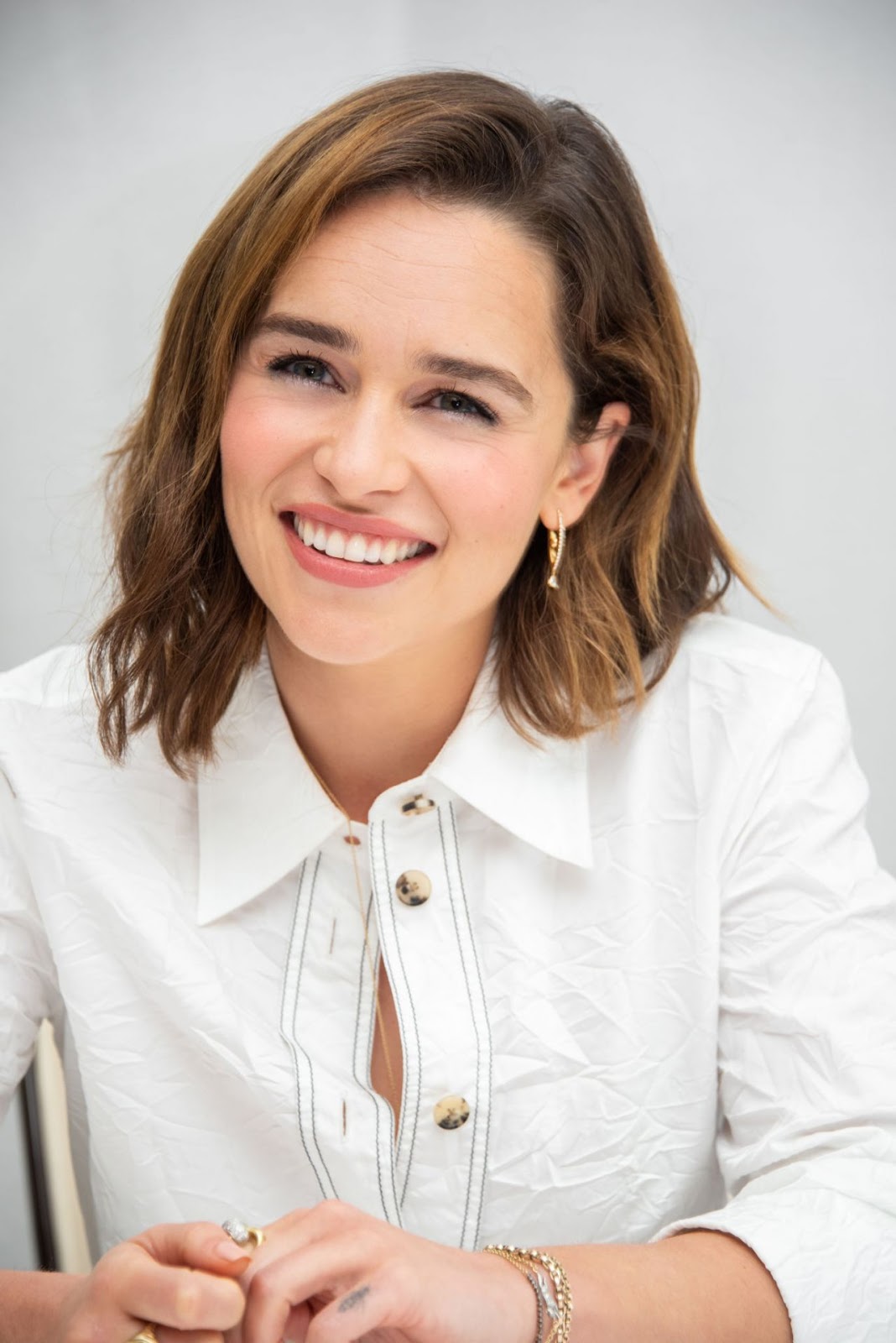 Emilia Clarke – “Last Christmas” Press Conference in Beverly Hills