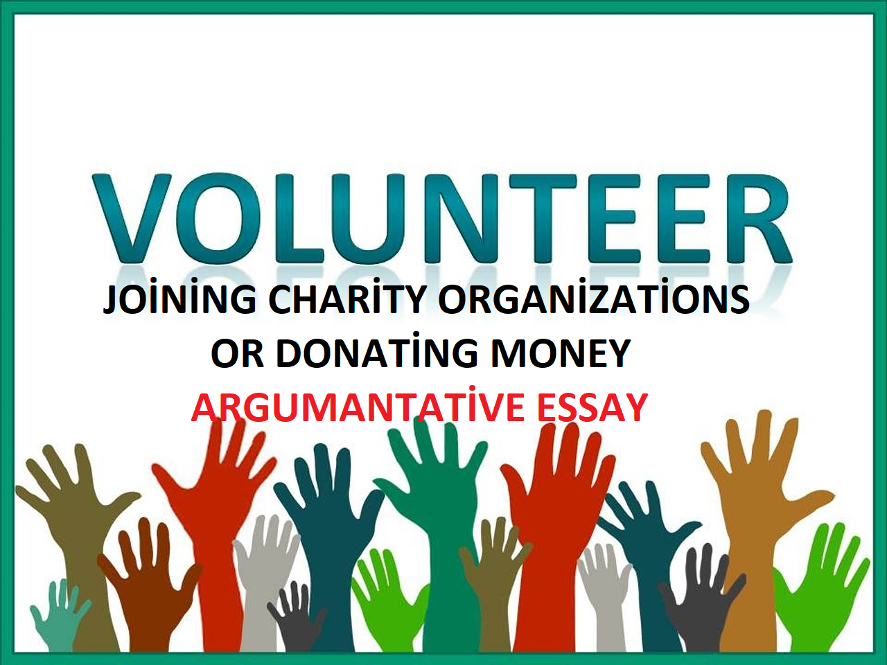 Conclusion for charity essay picture