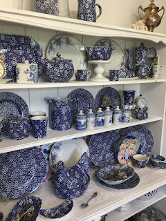 Blue White Transferware Dishes