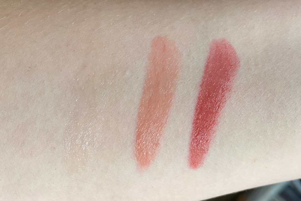 pat mcgrath lip fetish lip balm swatches clear blow up flesh 3