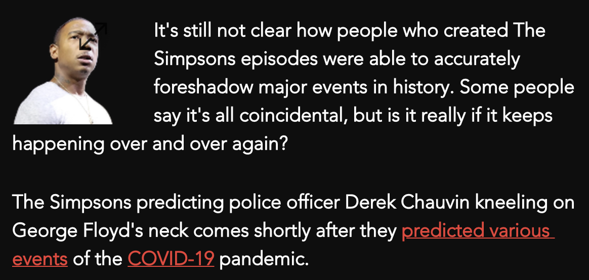 Trap For Truth Community The Fake Simpsons Episode That The