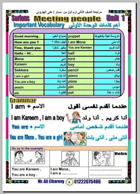 مراجعة ليلة امتحان اللغة الانجليزية مراجعة ليلة امتحان اللغة الانجليزية