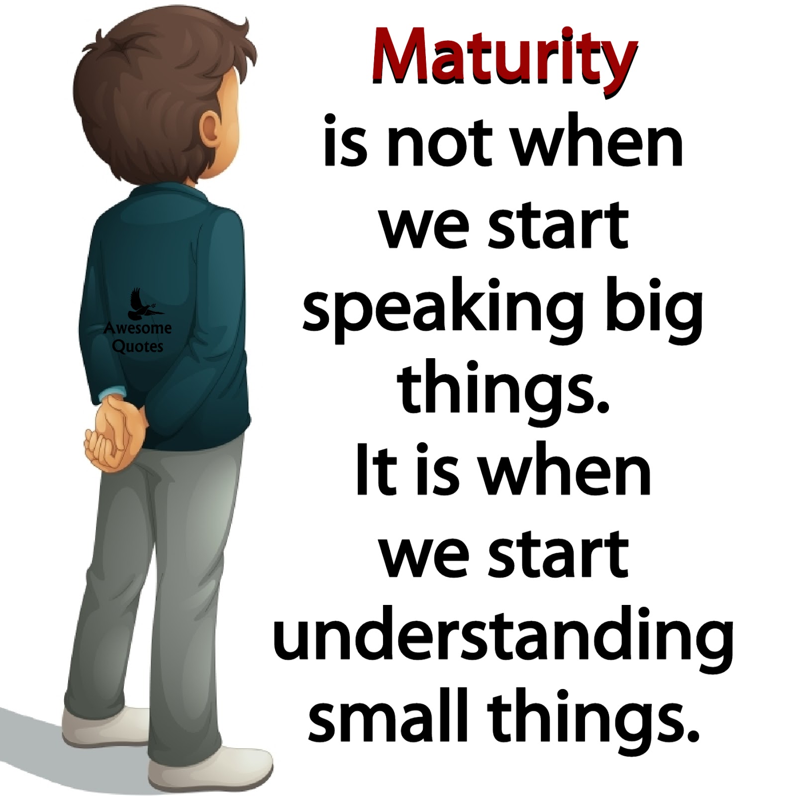 Actually Meaning of Maturity