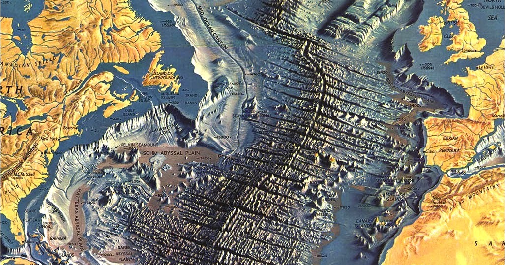 Maps Expose Unseen Details Of The Atlantic Ocean Floor