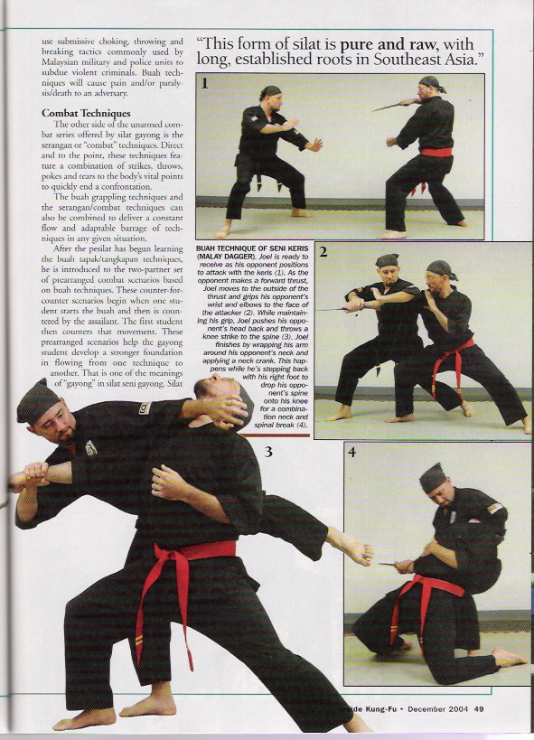Malaysia's Martial Arts Silat Seni Gayong Malay Martial Arts Silat