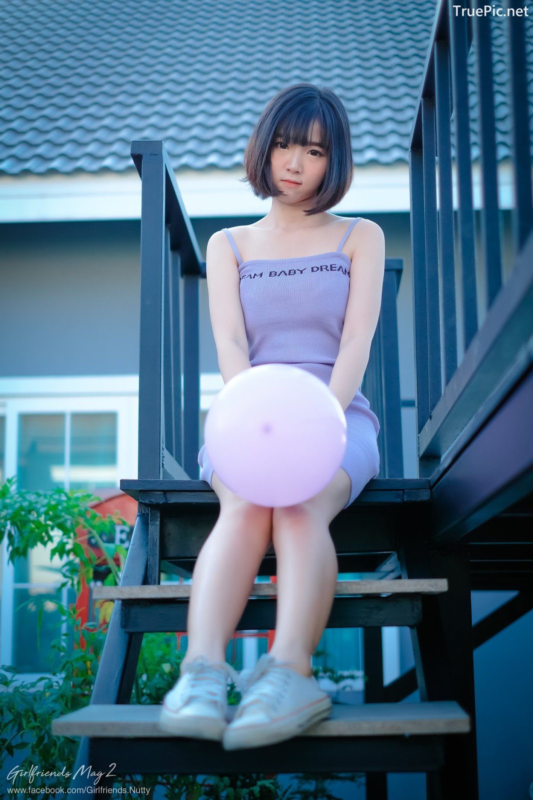 Image Thailand Model - Pakkhagee Arkornpattanakul - Purple Balloon - TruePic.net - Picture-34