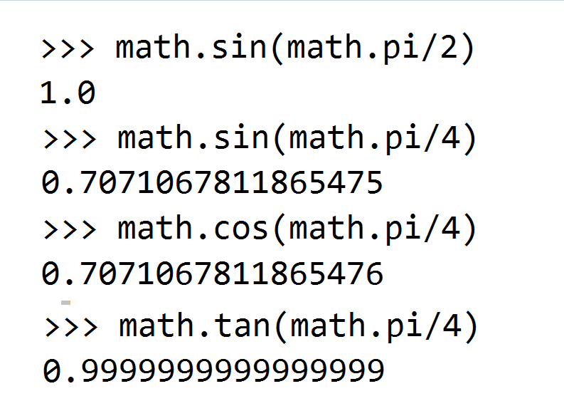 HodentekHelp: How to work with trignometric functions in Python 3.7?