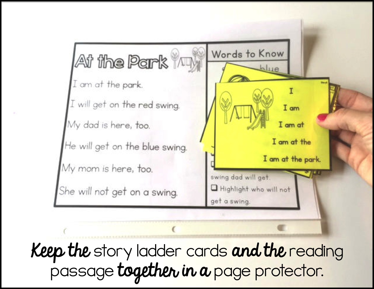 Sarah's First Grade Snippets Sight Word Sentence Ladders