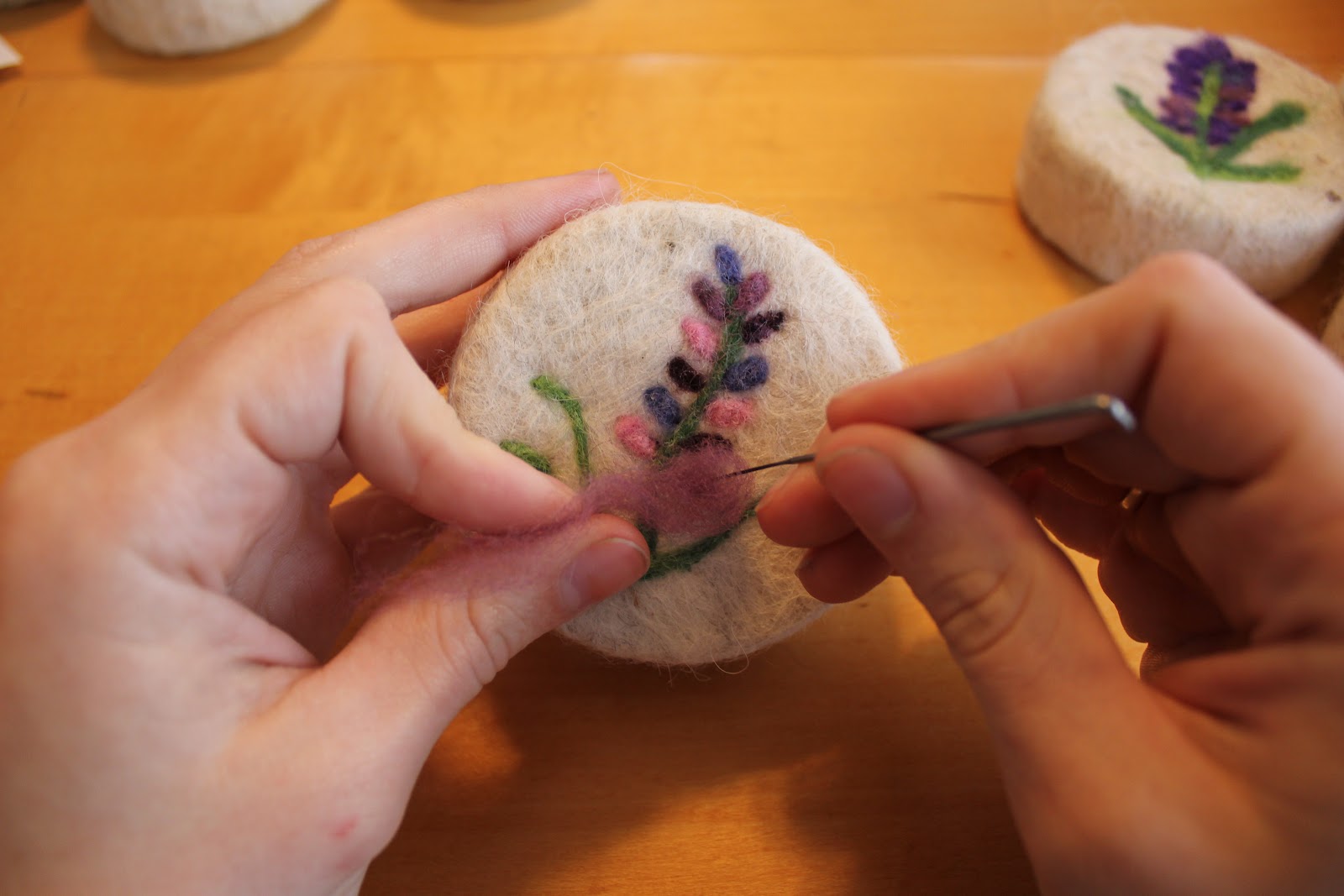 All Things Herbal Blog Lavender Handfelted Soaps
