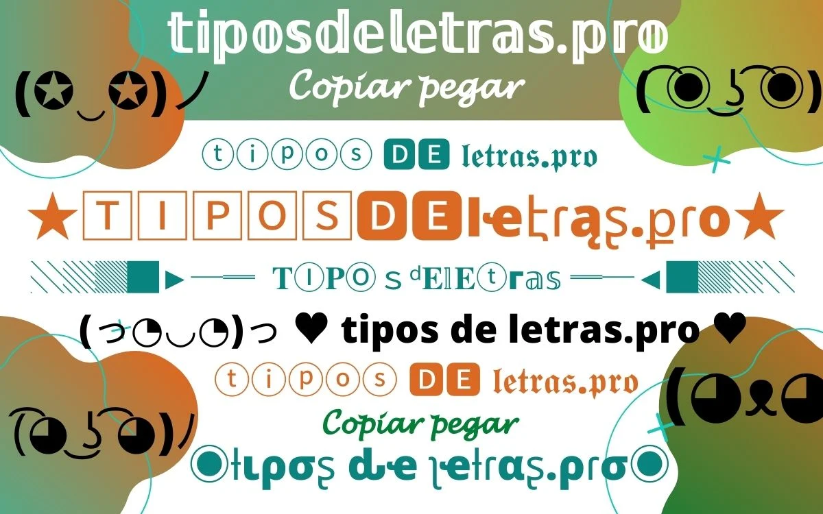 tipos de letras1copiar pegar