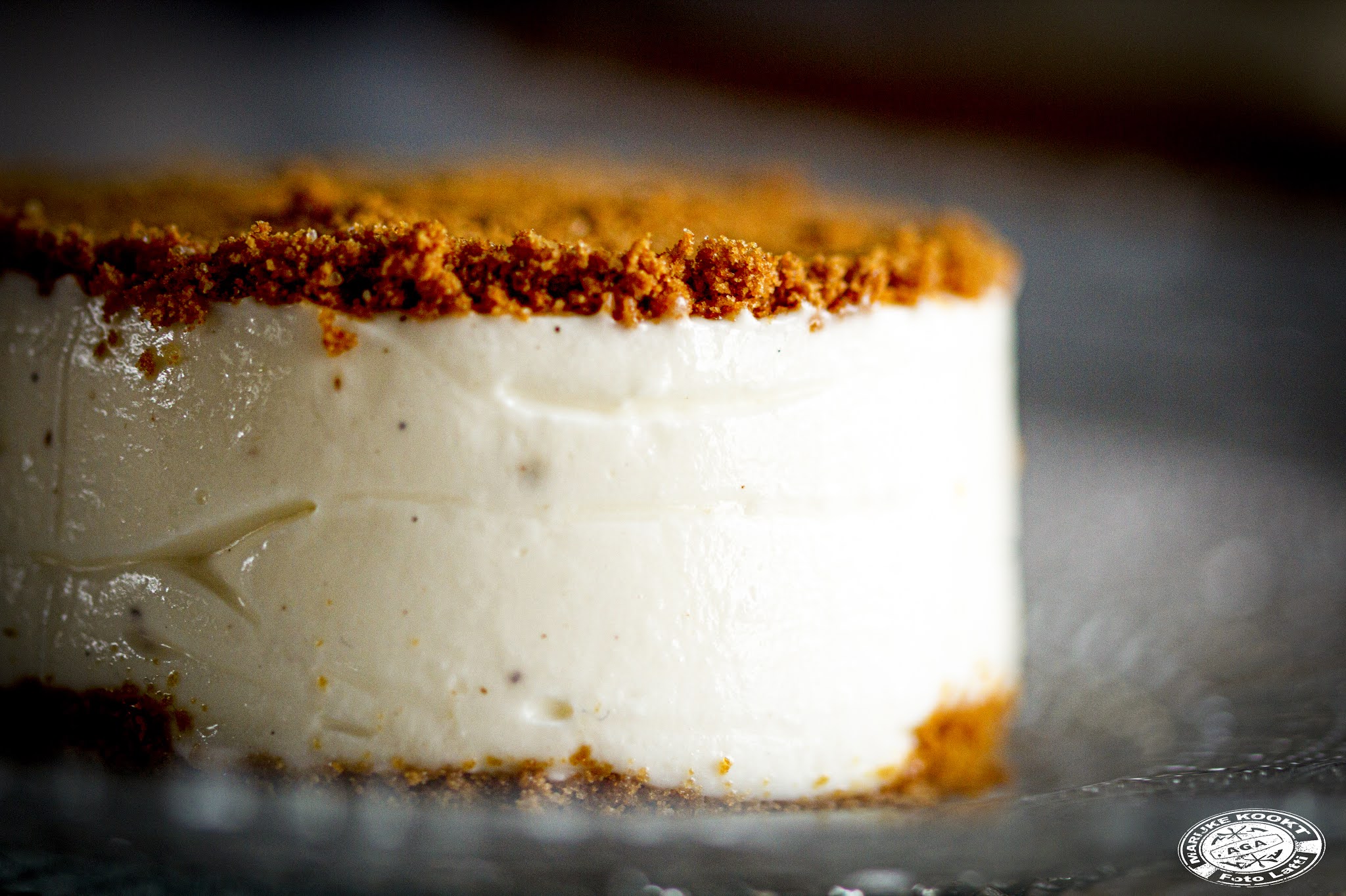 met crumble van speculoos Marijke kookt