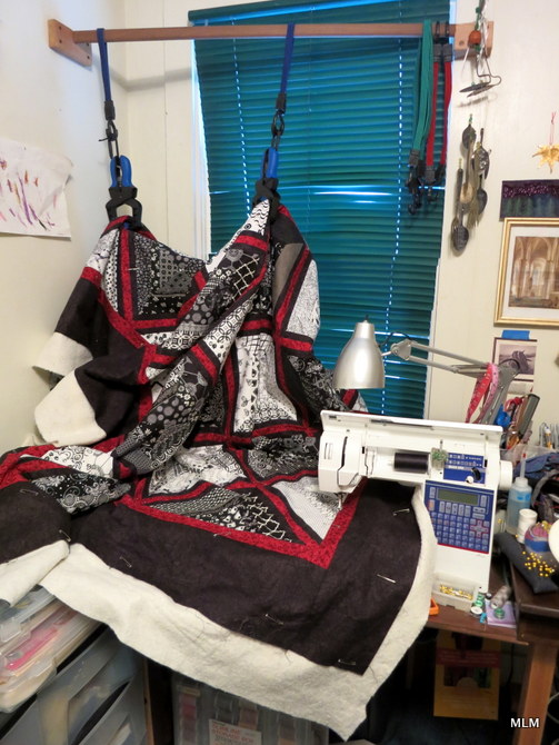 Sweet Leaf Notebook FreeMotion Quilt Suspension System and Other PainFree Quilting Modifications