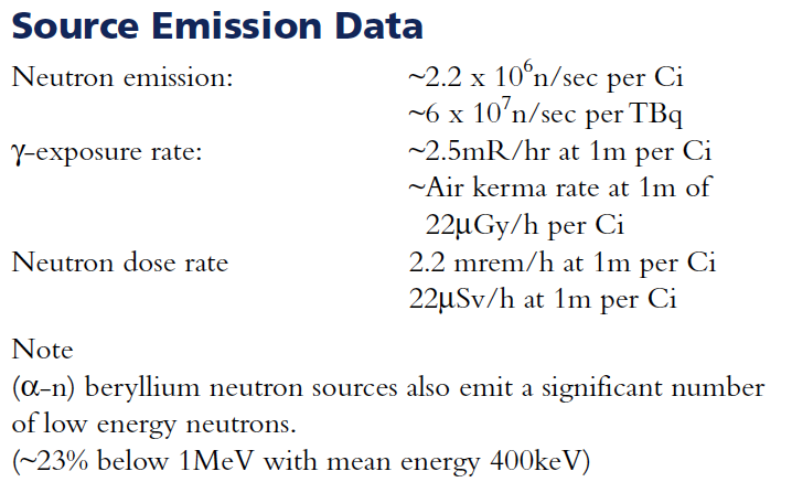 Conceptual Physics: Americium-241/Beryllium Radioactive Source