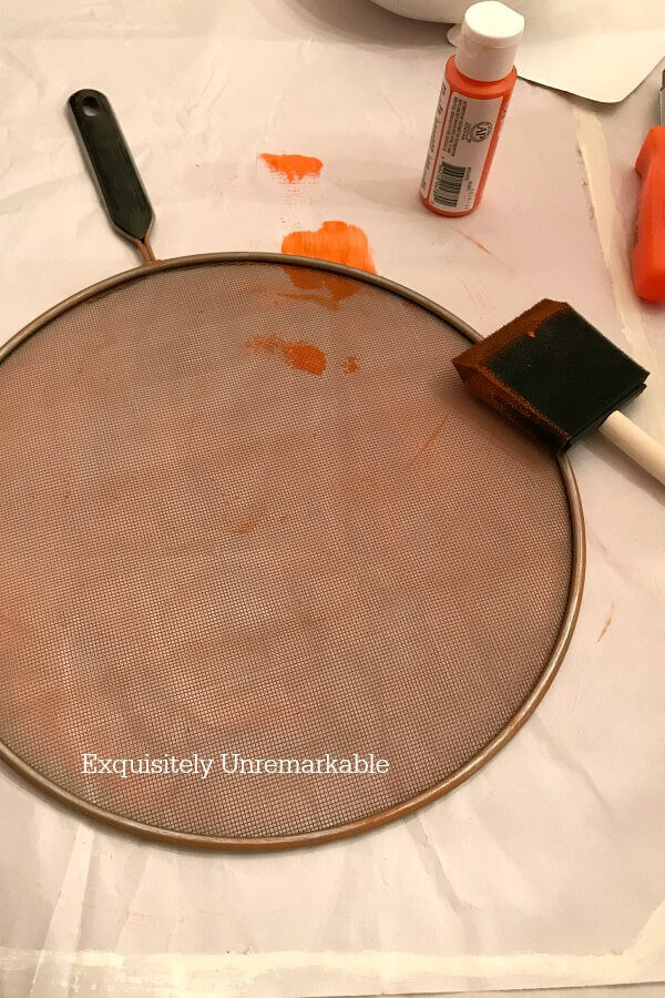 Splatter Screen Fall Decor Exquisitely Unremarkable