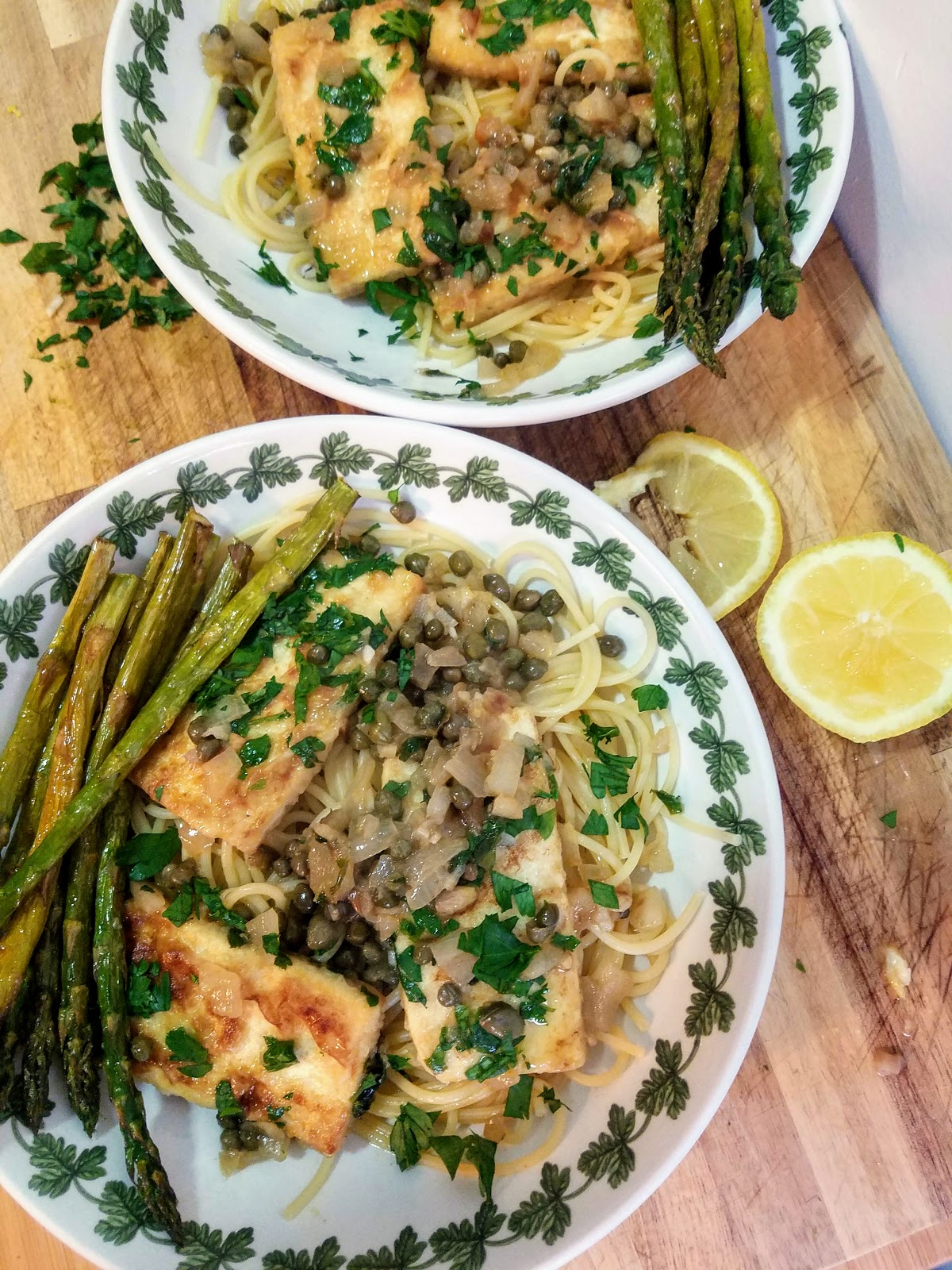 Lemon and Capers Tofu