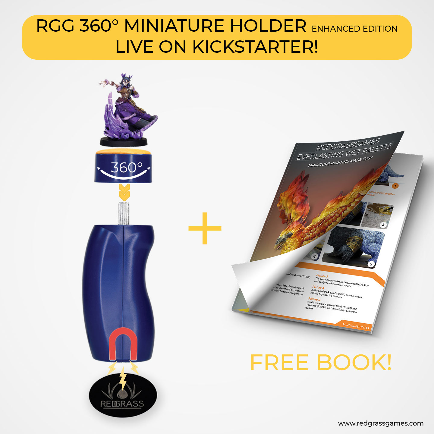 Tabletop Fix Redgrass Games RGG 360° V2 Ergonomic Handle for