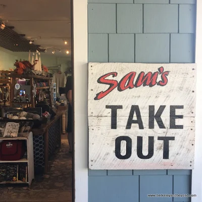 gift shop at Sam’s Chowder House in Half Moon Bay, California