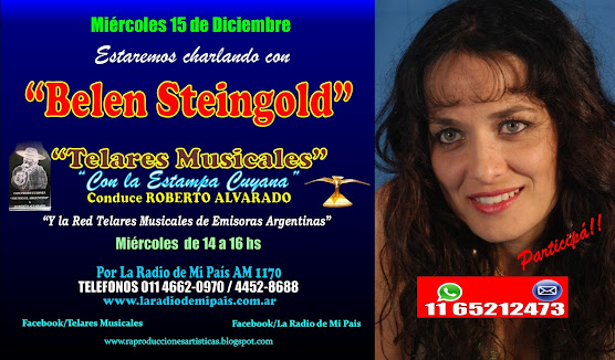 BELEN STEINGOLD en Telares Musicales