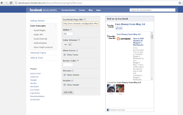 Facebook Box welcome home buddy: How to Add Facebook Like Box On Blogger's Blog