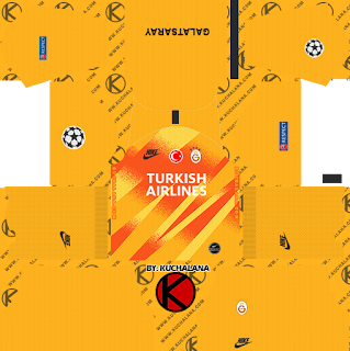 Galatasaray S.K. 2019/2020 champions league Kit - Dream League Soccer Kits
