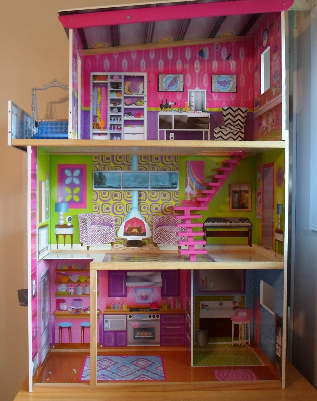 historisk Slime Skæbne DIY Barbie Blog : *FREE* Barbie House! DIY Redecorating Project #1