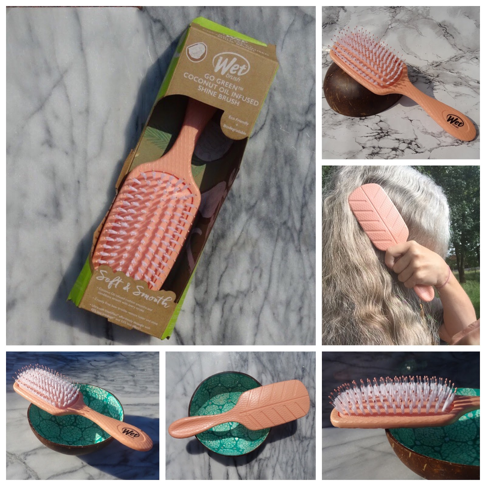 Sparkling Magpie Review Wet Brush Go Green Oil Infused Coconut Brush