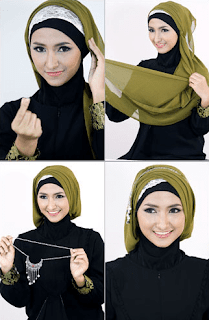 tutorial hijab segi empat satin pesta tutorial hijab segi empat satin pesta
