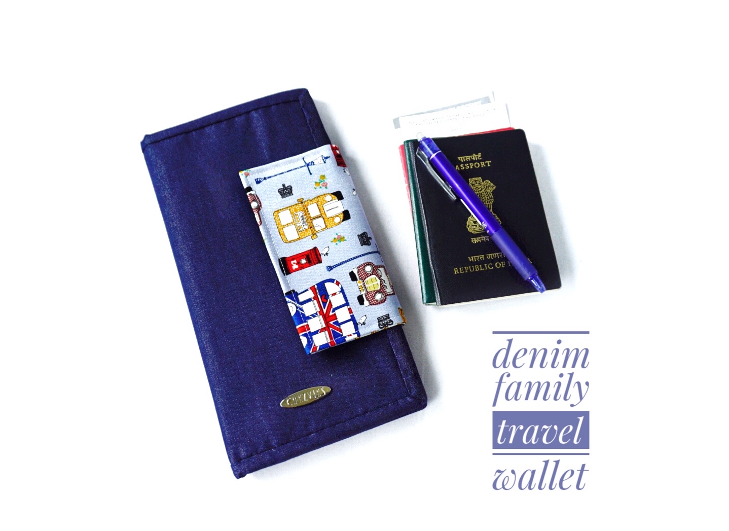 Personalized Family Passport Wallet