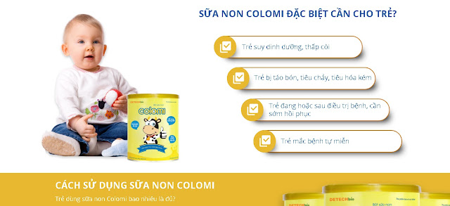 SỮA NON COLOMI ĐẶC BIỆT CẦN CHO TRẺ?