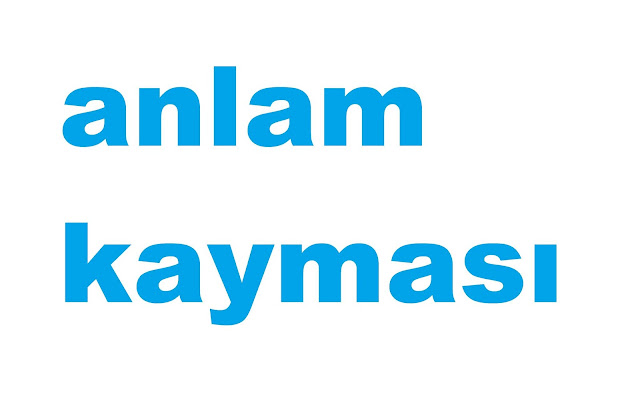 anlam kayması