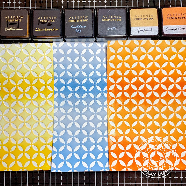 Sunny Studio Stamps: Hello Word Die Embossing Folders Everyday Card by Angelica Conrad Sunny Studio Stamps: Hello Word Die Embossing Folders Everyday Card by Angelica Conrad