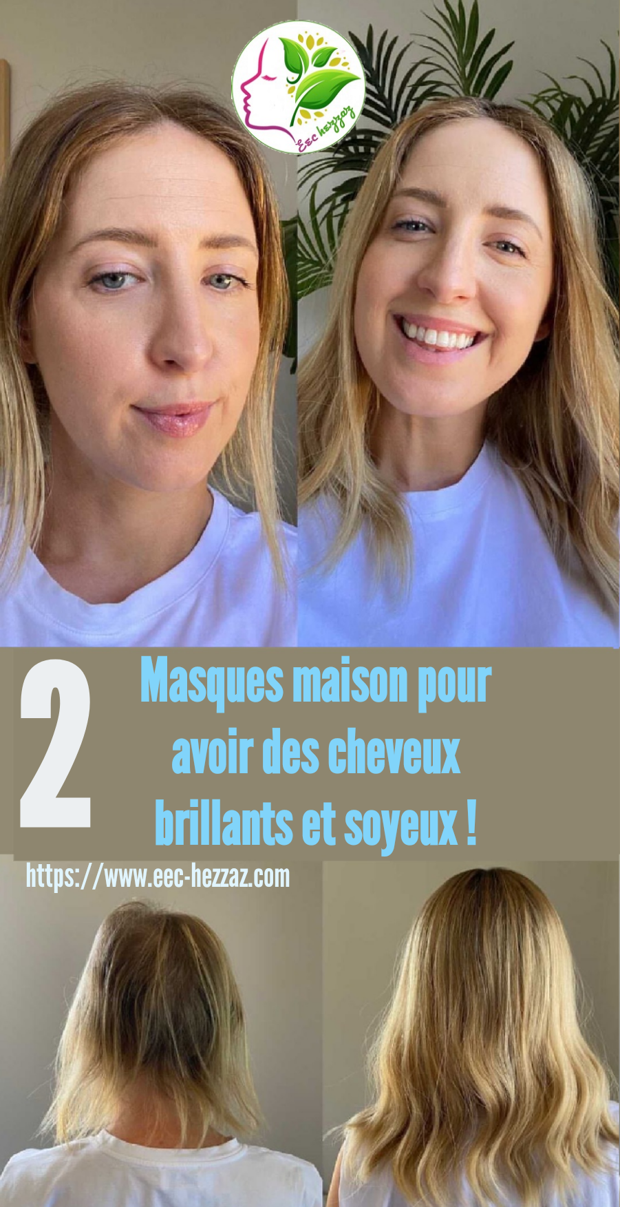 2 Masques maison pour avoir des cheveux brillants et soyeux !